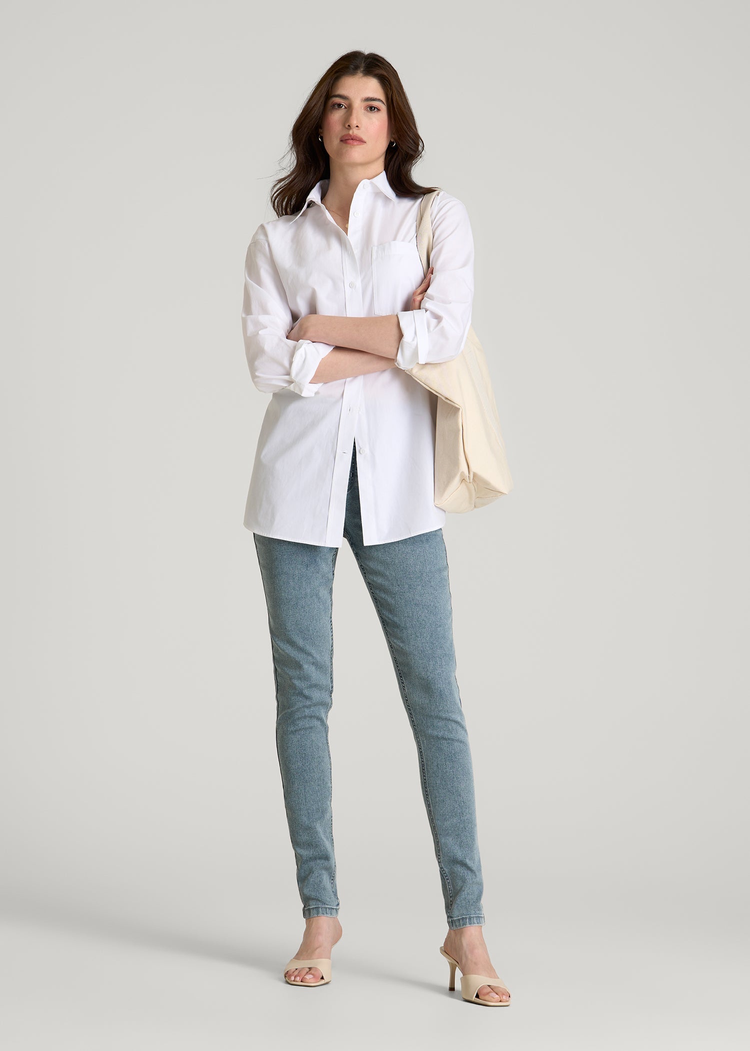 Jeggings for Tall Women in Perfect Blue
