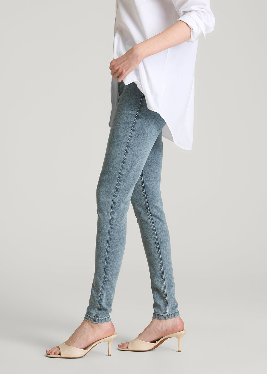 Jeggings for Tall Women in Perfect Blue