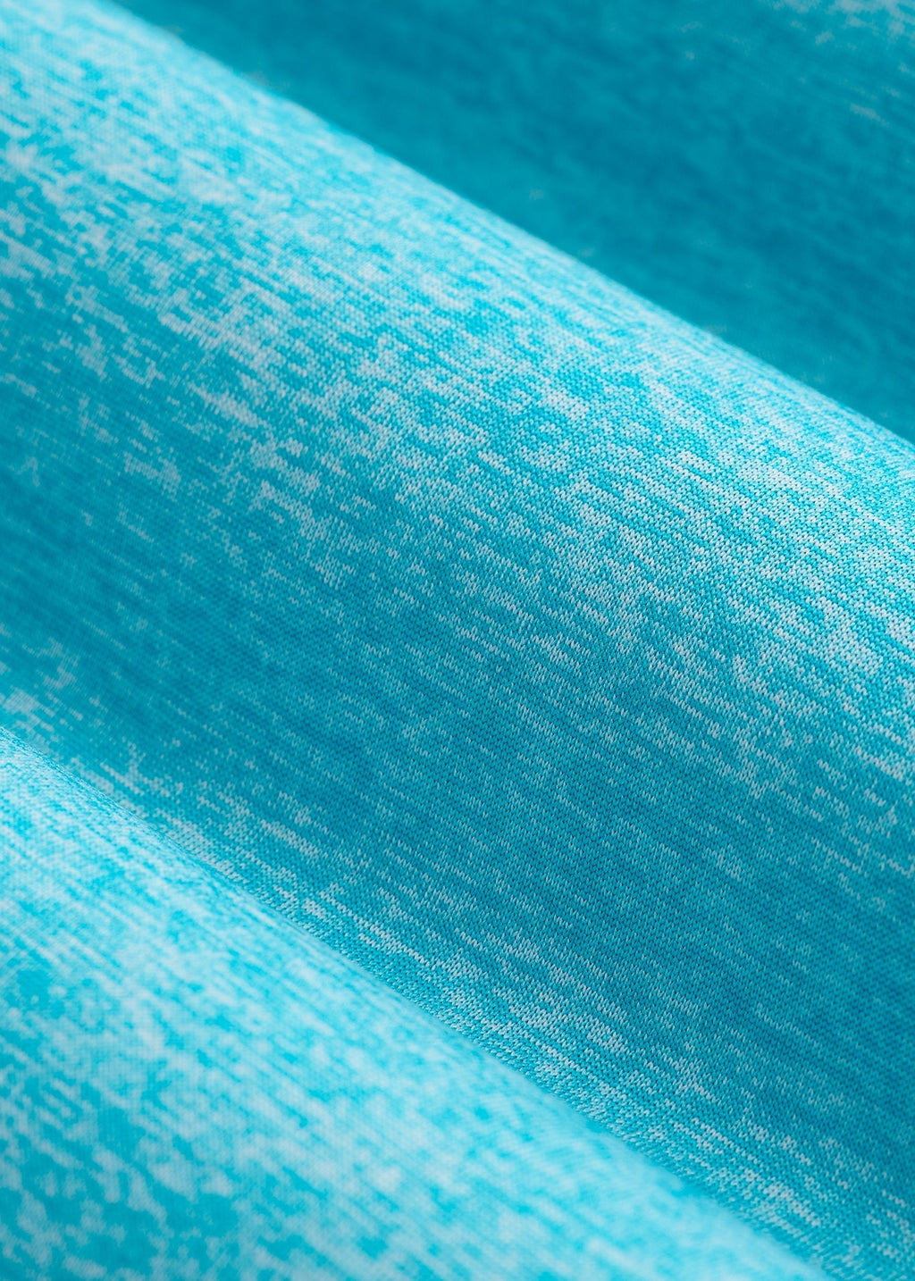 Short Sleeve Active V Neck T-Shirt for Tall Women in Scuba Blue Mix