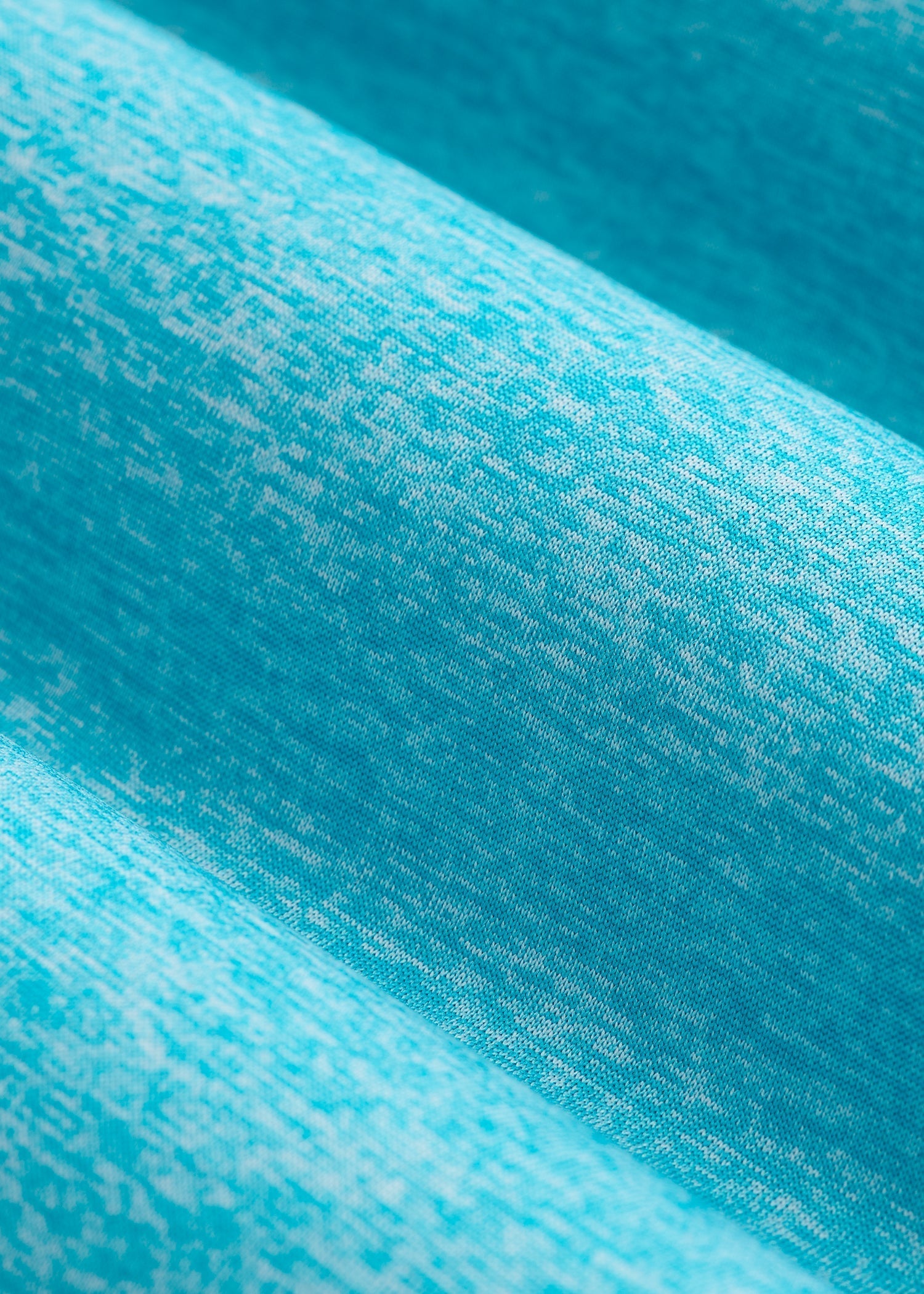 Short Sleeve Active V Neck T-Shirt for Tall Women in Scuba Blue Mix