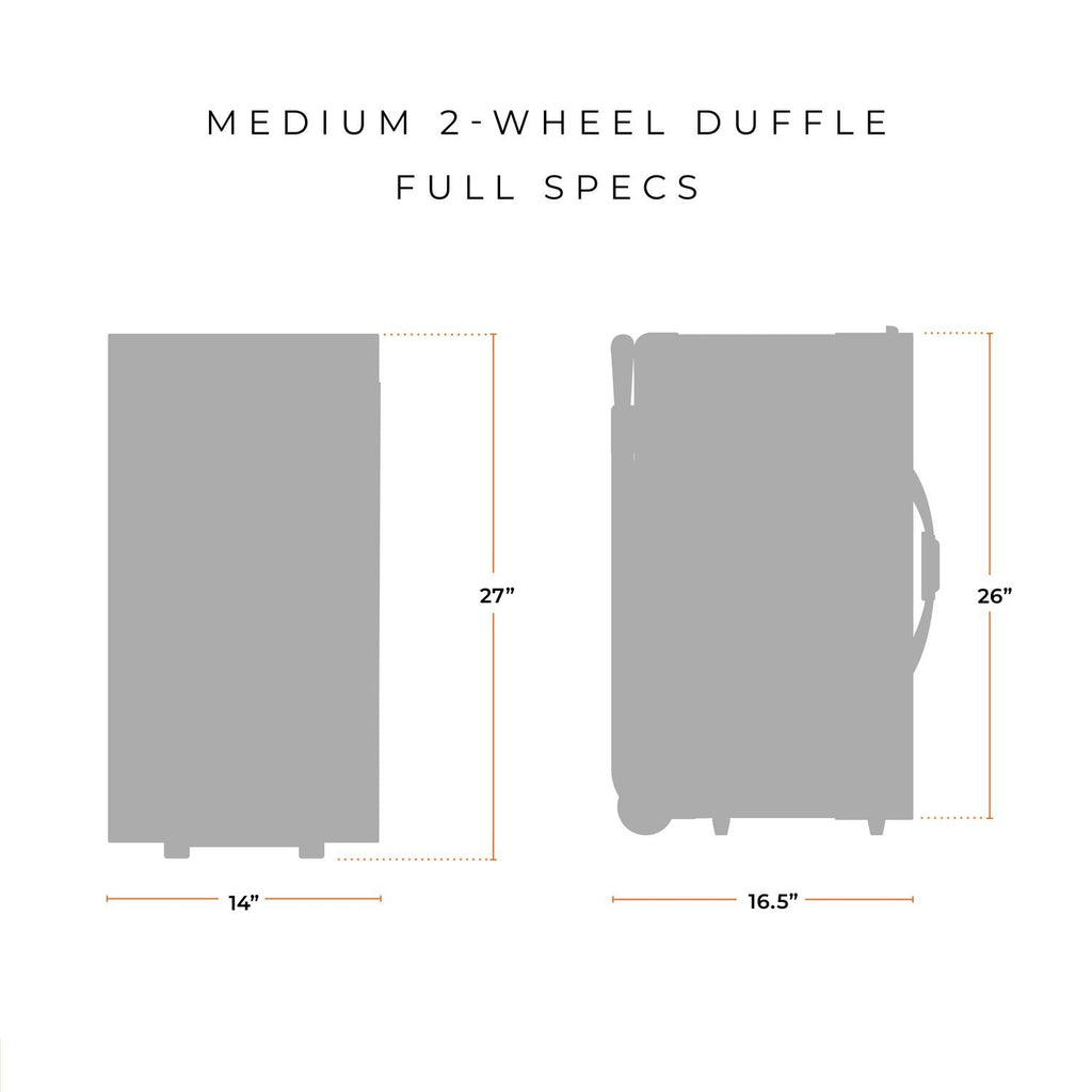 Medium Two-Wheel Duffle