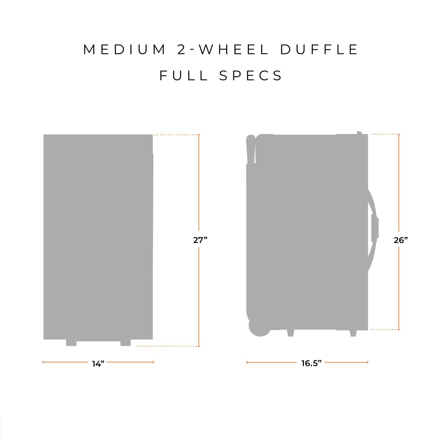 Medium Two-Wheel Duffle