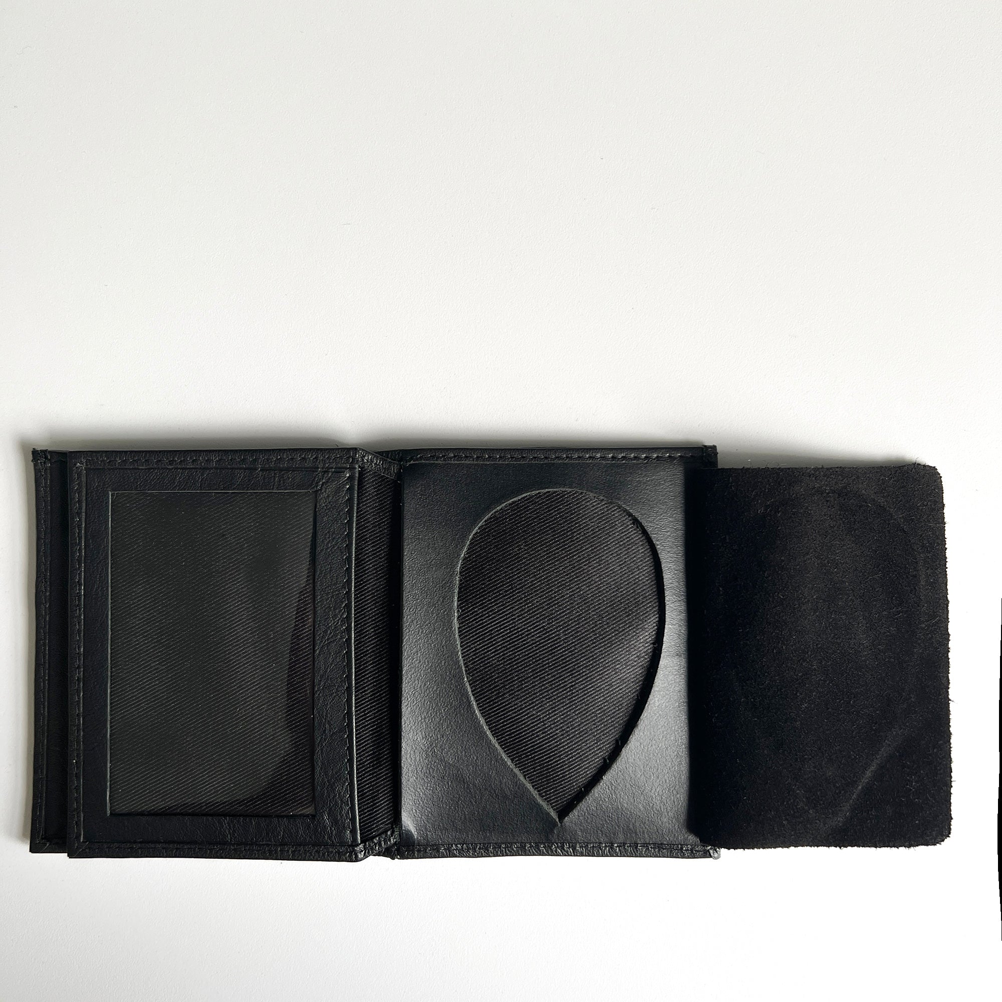 Leather Badge Holder Wallet
