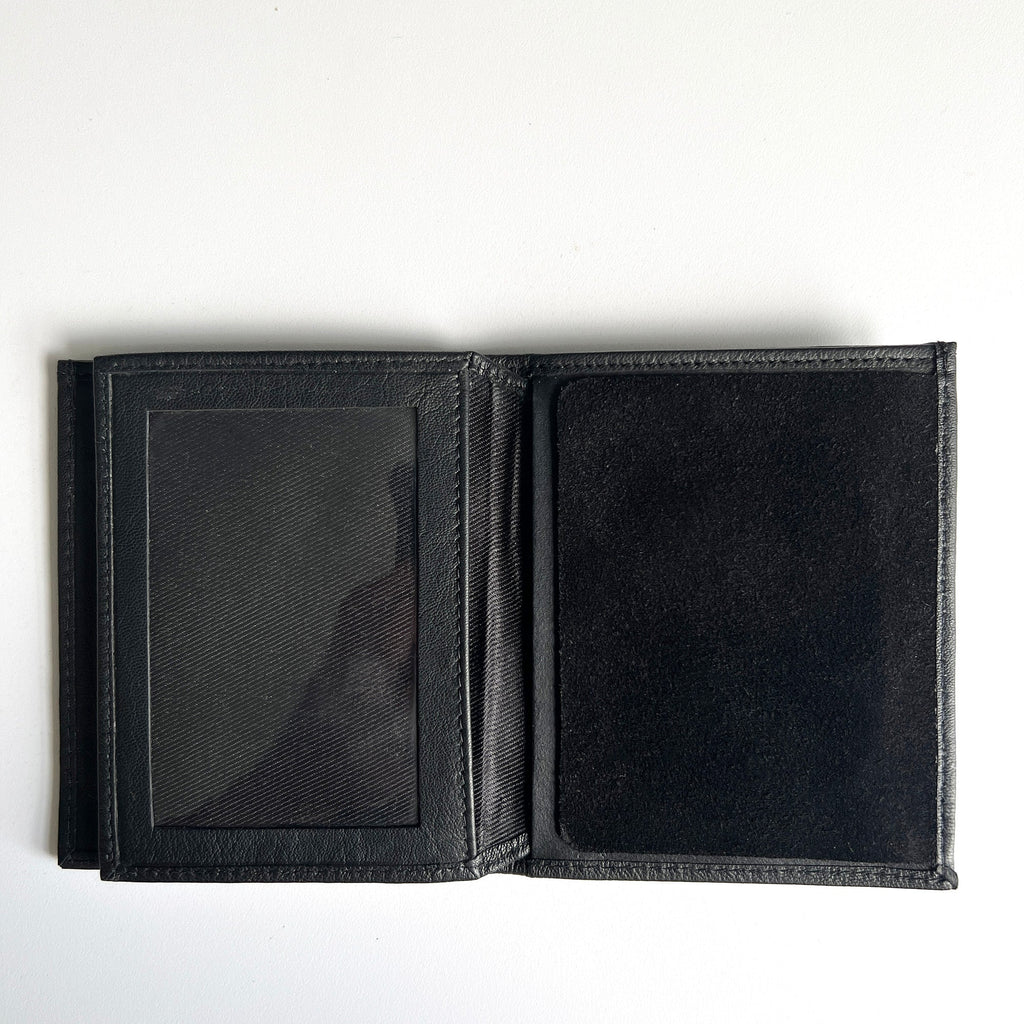 Leather Badge Holder Wallet