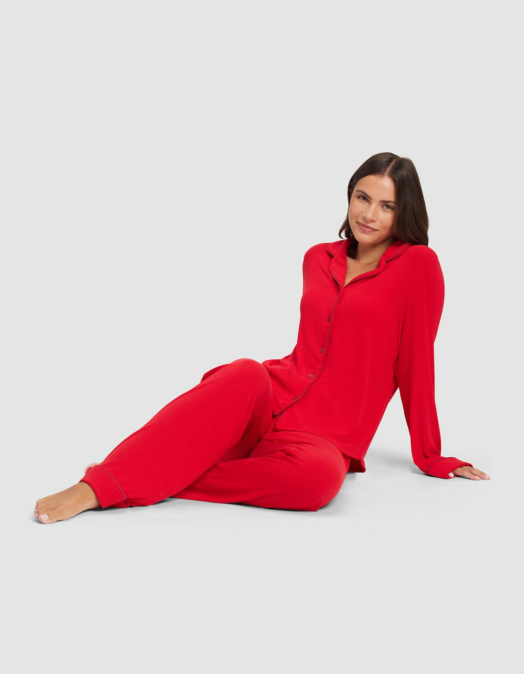 Women's Bamboo Rib-Knit Classic Pajama Pant - Last Chance