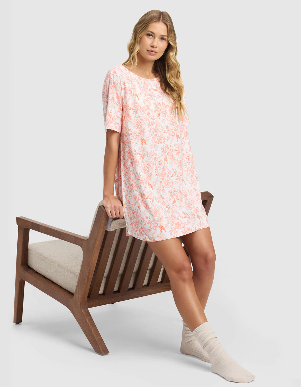 Women's Bamboo Stretch-Knit Sleep Dress - Last Chance