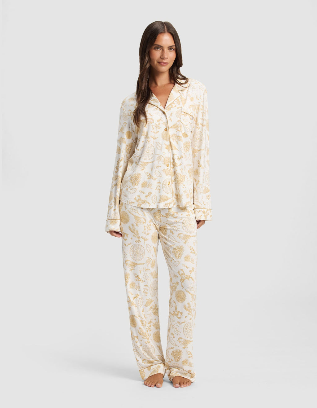 Women's Bamboo Stretch-Knit Long Sleeve Pajama Top - Last Chance
