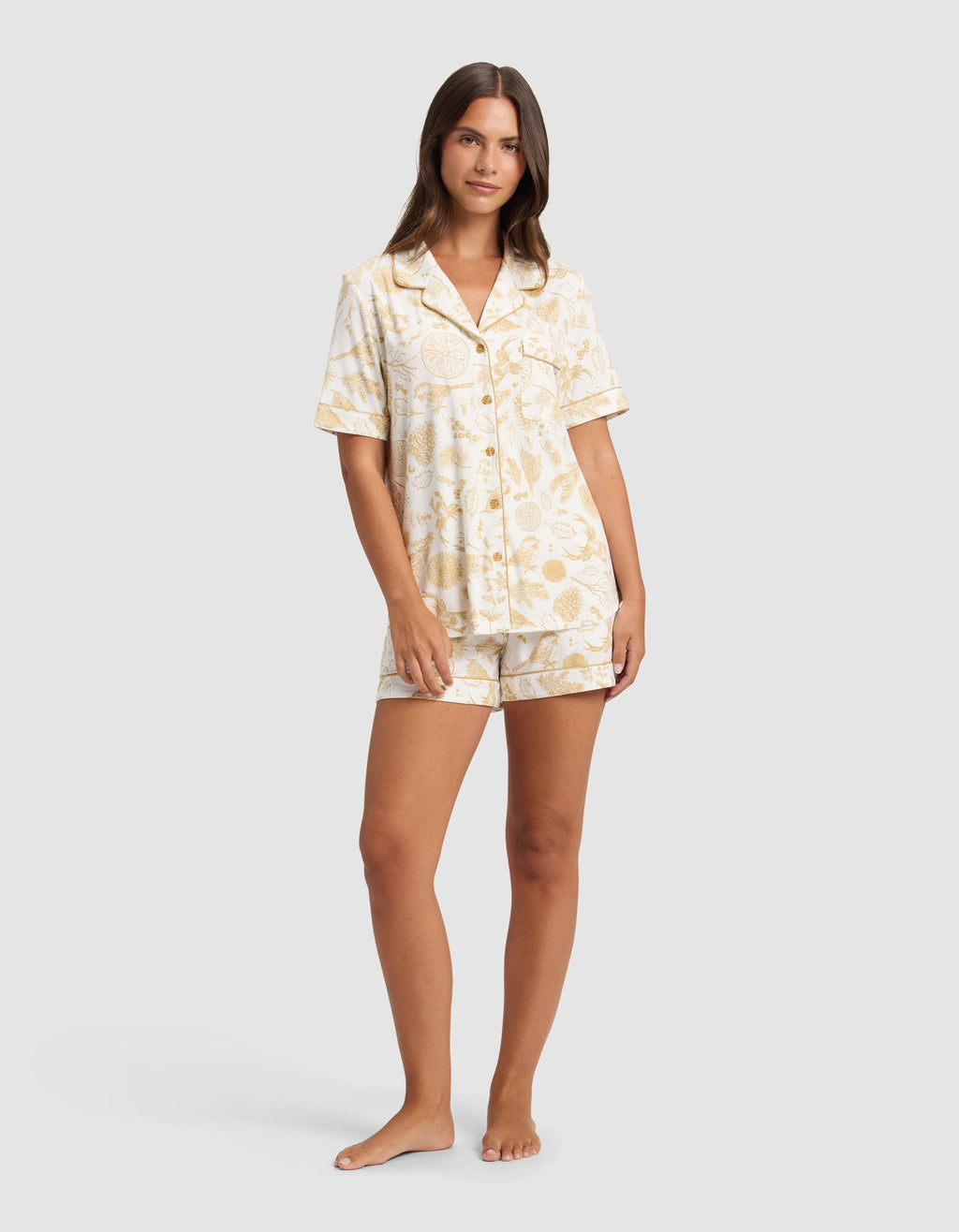Women's Bamboo Stretch-Knit Short Sleeve Pajama Top - Last Chance
