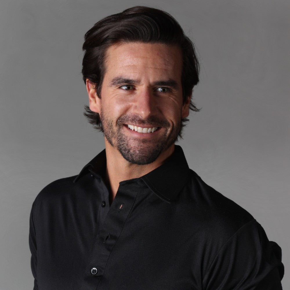 Semi-Spread Collar Polo Black Original