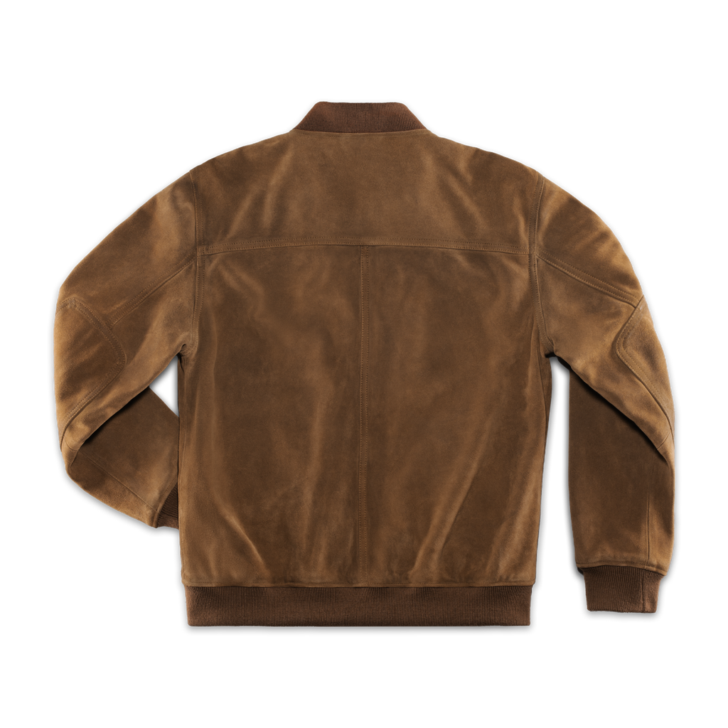 Buck Ridge Suede Bomber Tan
