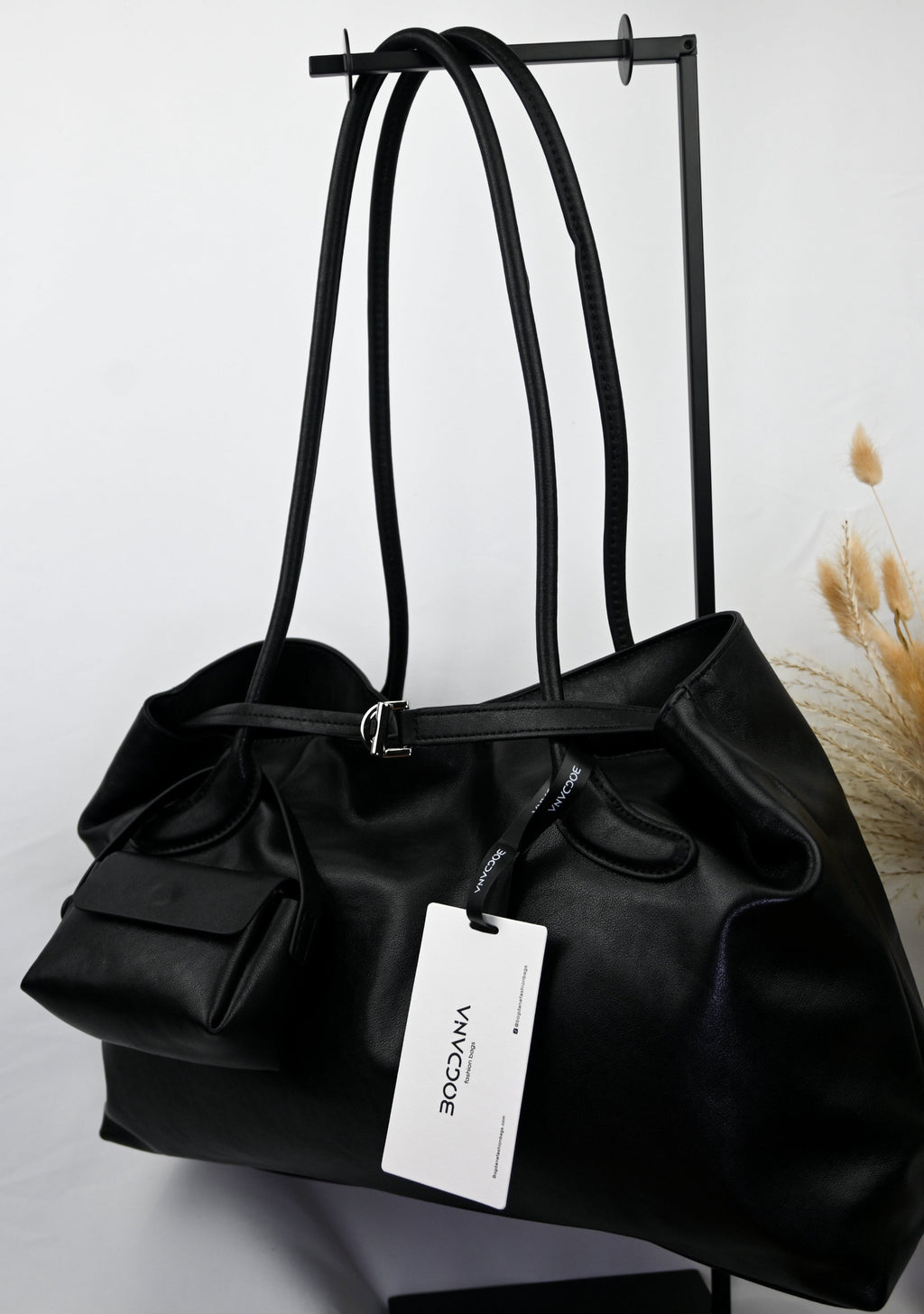LA FORMA DUO  BOGDANA— shoulder bag made from genuine leather