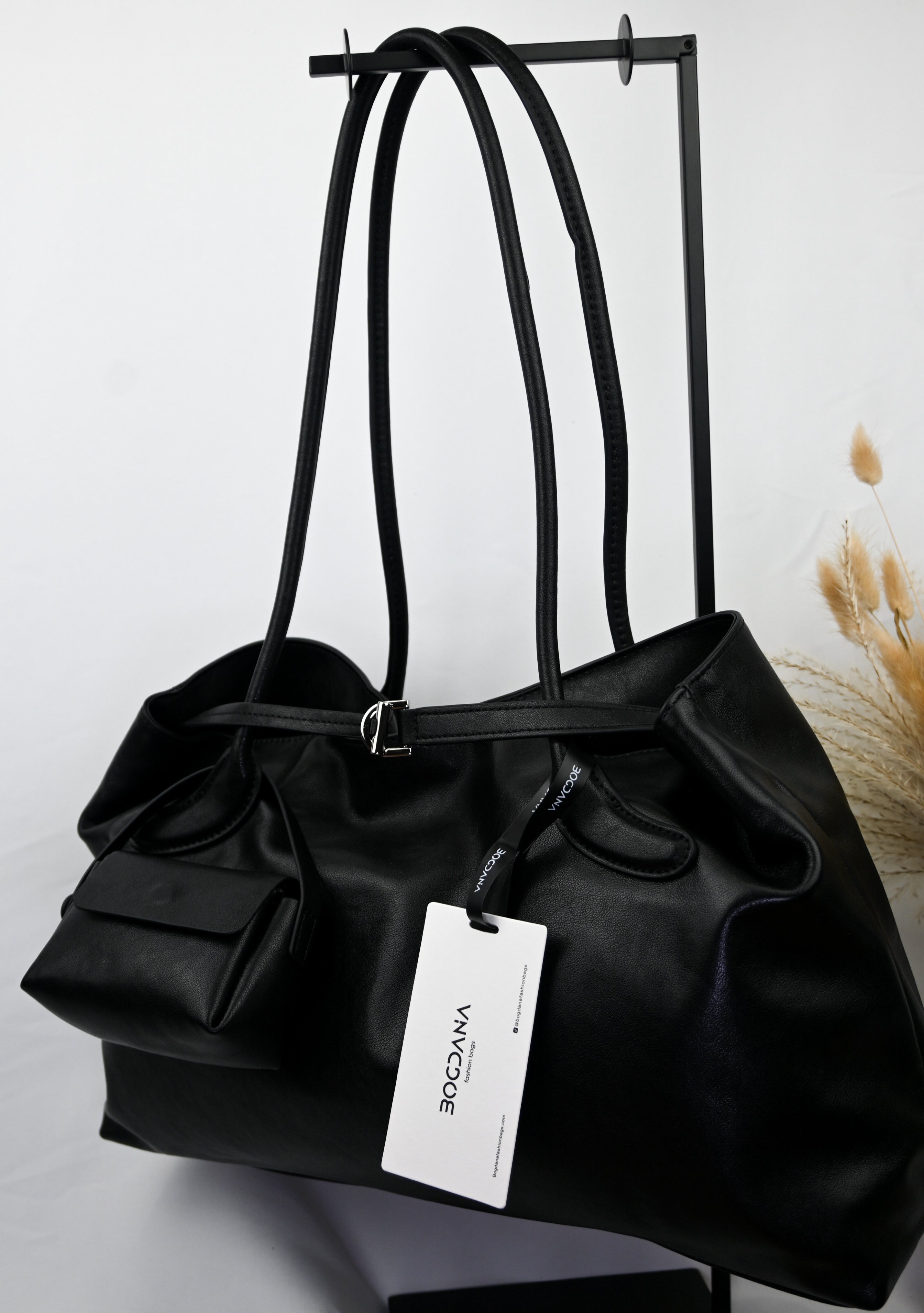 LA FORMA DUO  BOGDANA— shoulder bag made from genuine leather
