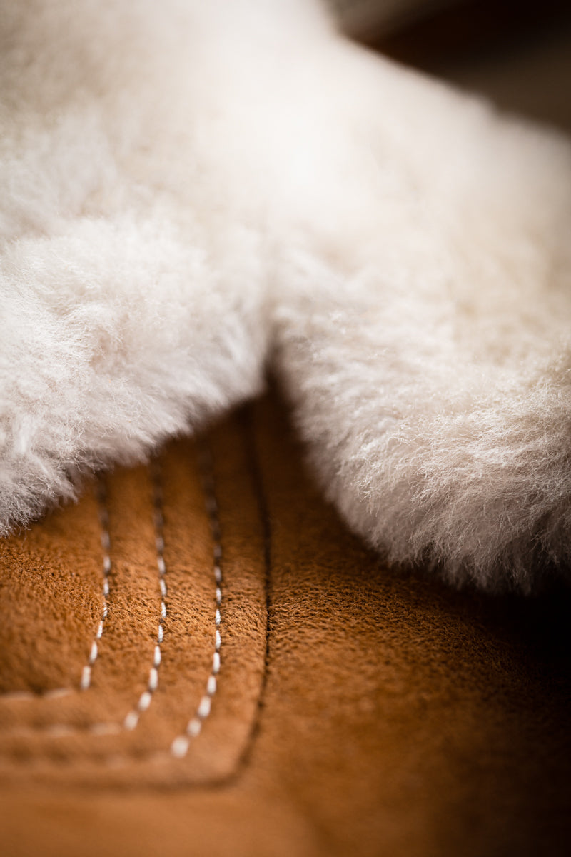 &SONS Aspen Shearling Coat Tan