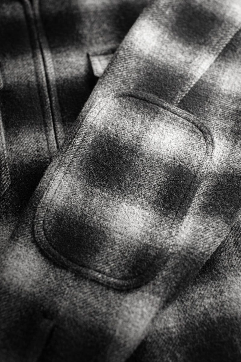 &SONS Cab Coat Grey Check