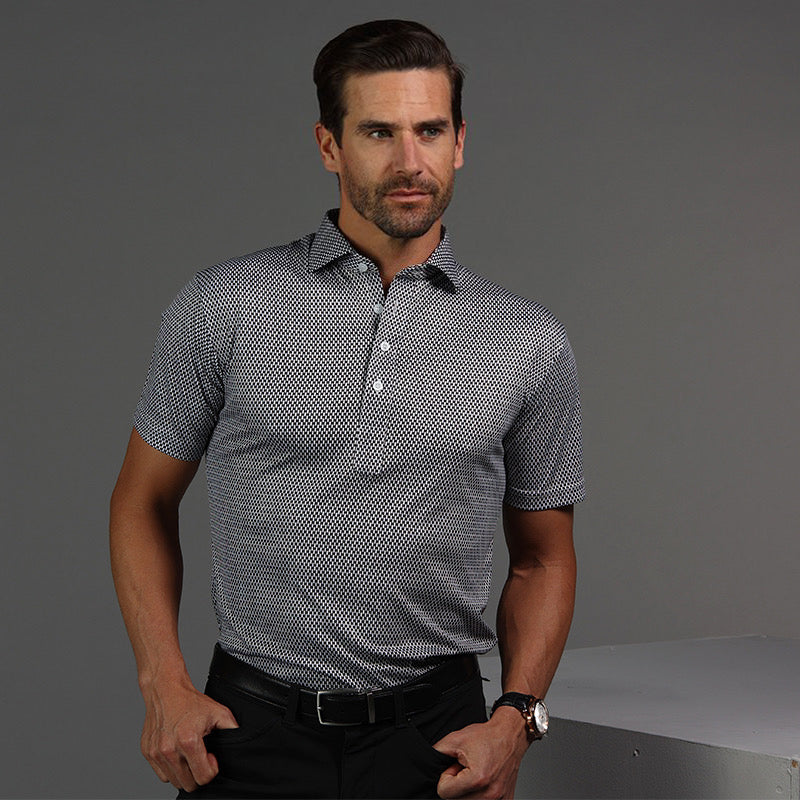 Semi-Spread Collar Polo Vantage Black Original