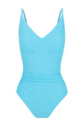 Coolum Core Support One Piece Swim - Blue Lagoon Texture