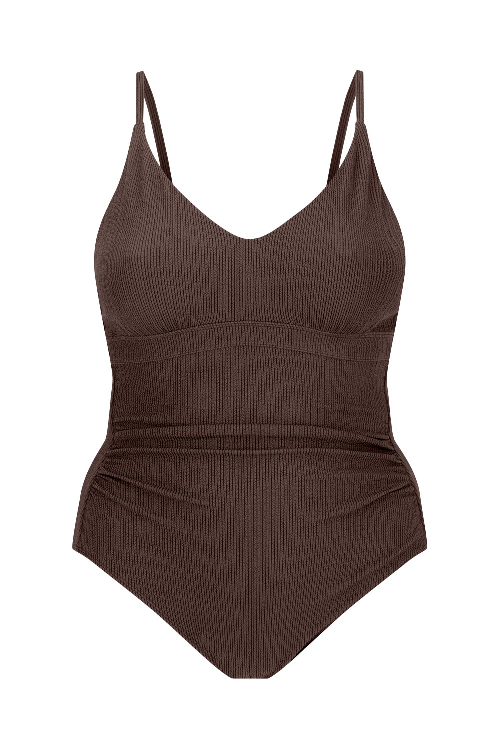 Coolum Core Support One Piece Swim - Espresso Texture