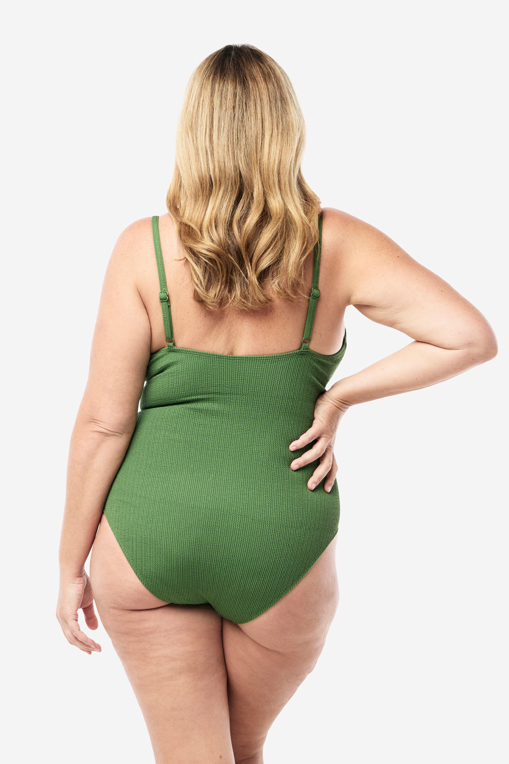 Coolum Core Support One Piece Swim - Khaki Texture