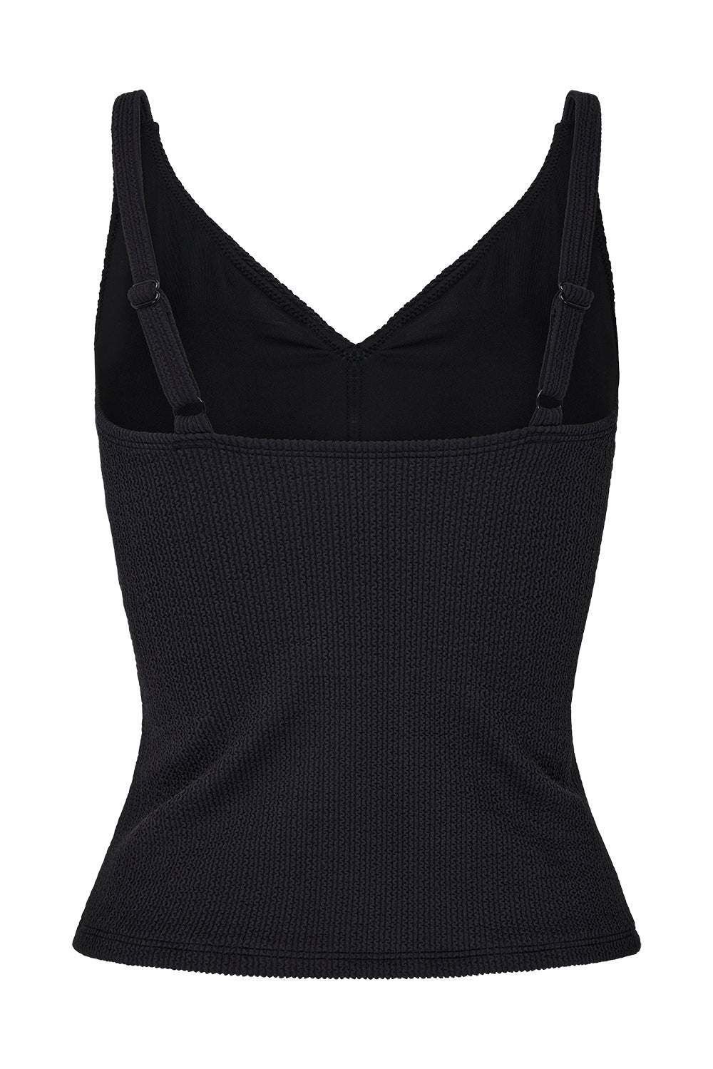 Coolum Tankini Top - Black Texture