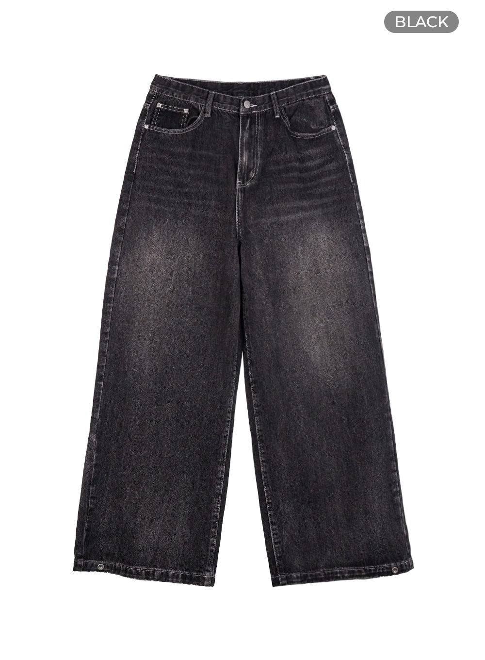 Men's Wide Leg Fit Denim Jeans IO417