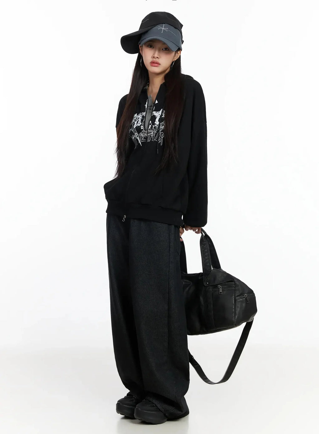 Ayah Casual Wide Leg Jeans IM530