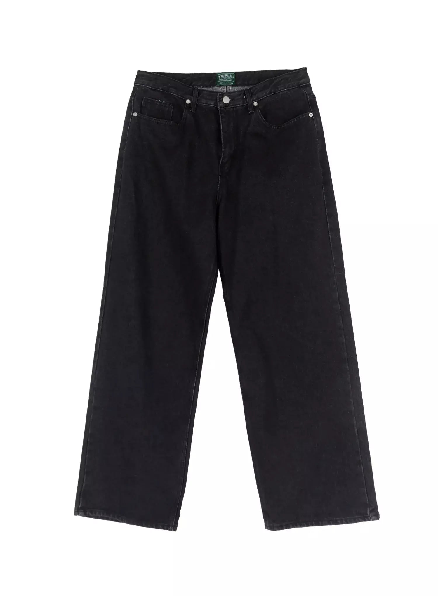 Men's Vintage Black Jeans IO517
