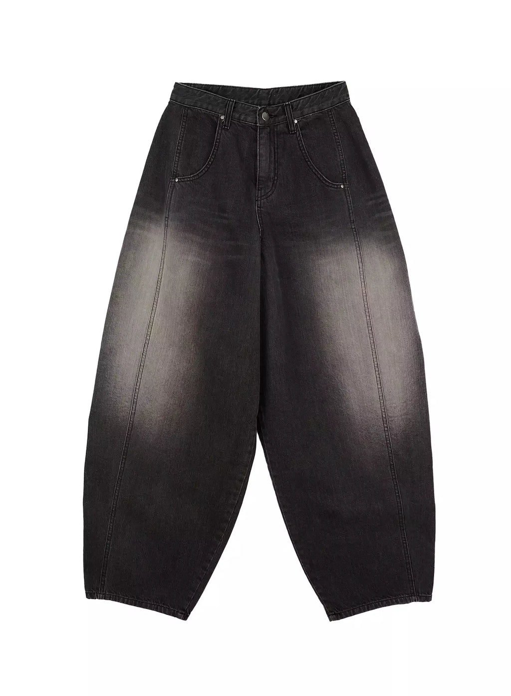 Yunho Oversized Wing Print Jeans IF526