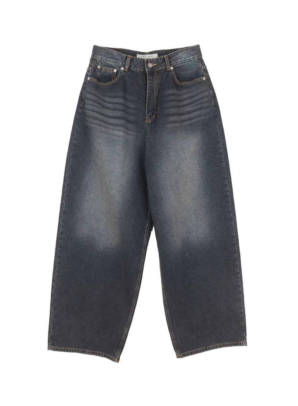 Men's Washed Baggy Jeans IU519