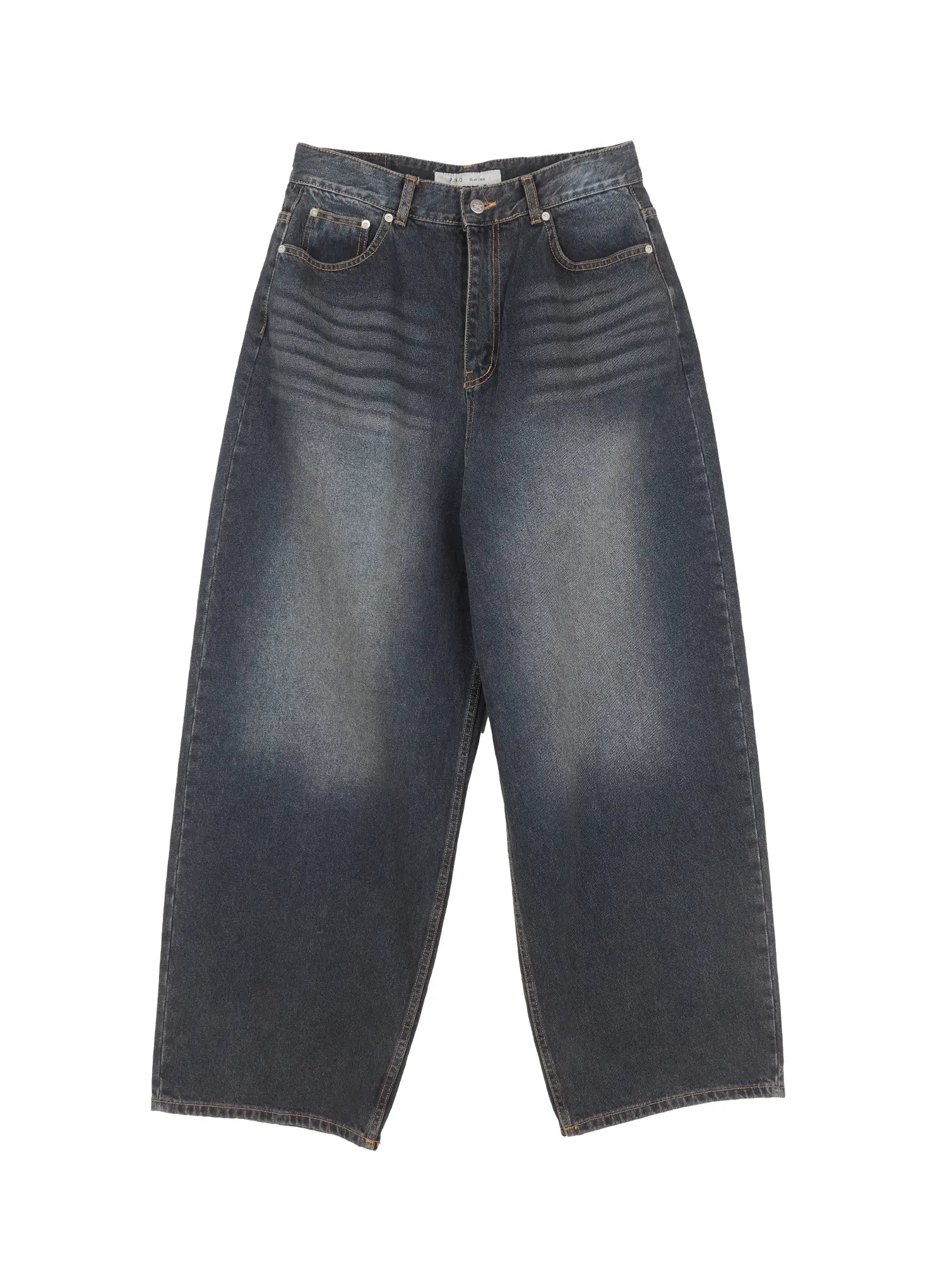 Men's Washed Baggy Jeans IU519