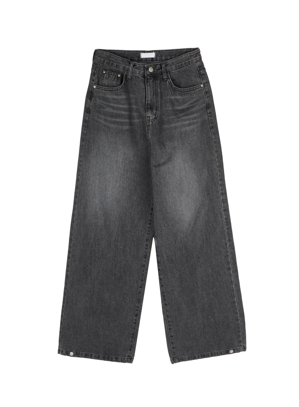 Shia Vintage Wash Wide-Leg Jeans IY514