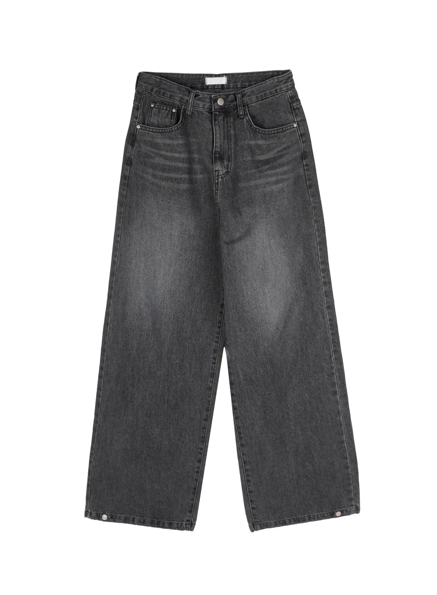 Shia Vintage Wash Wide-Leg Jeans IY514