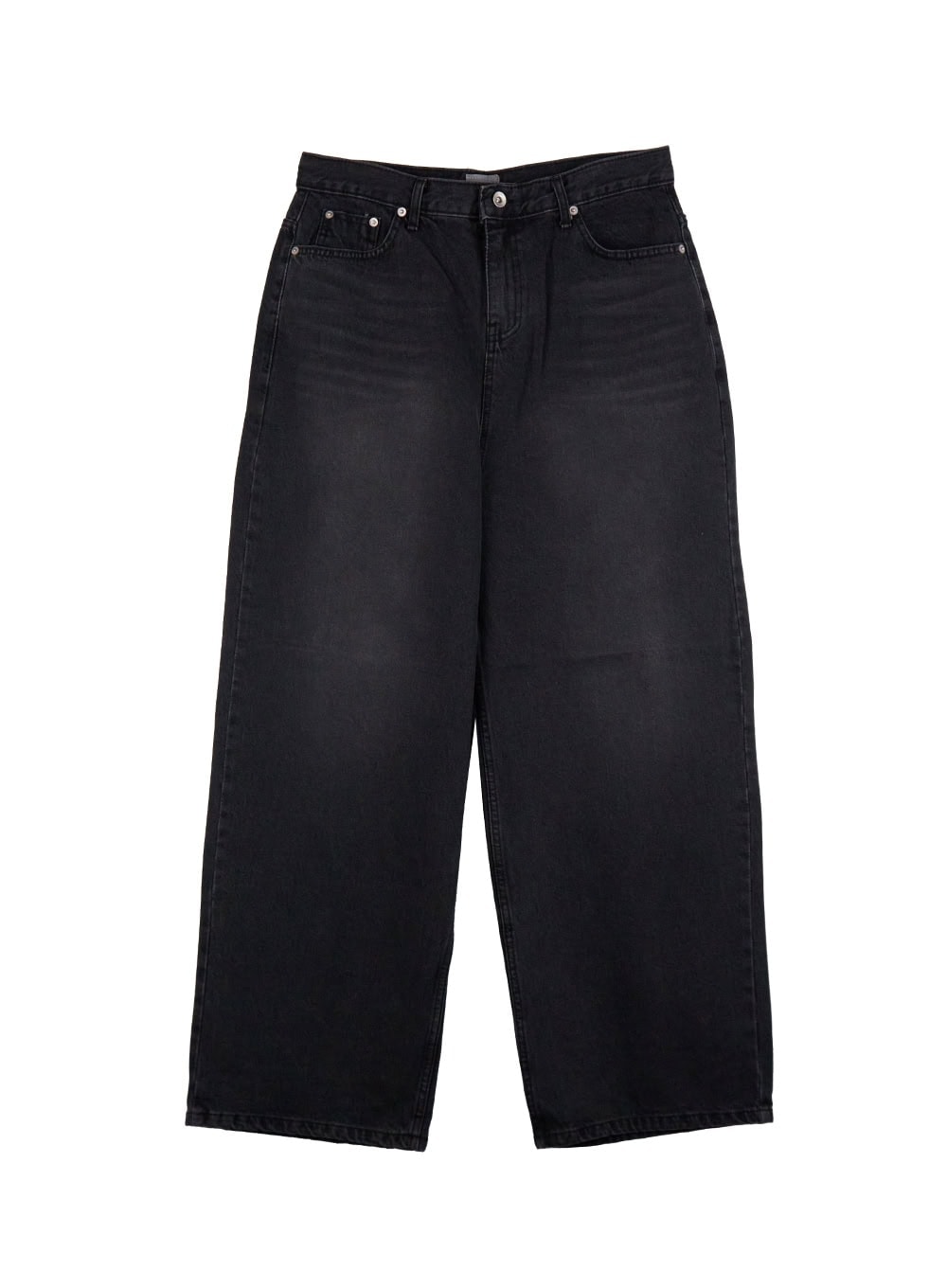 Men's Washed Wide-Fit Denim Jeans IJ517