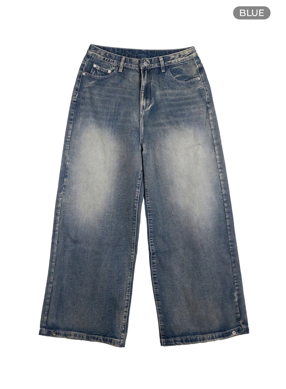Men's Wide Leg Fit Denim Jeans IO417