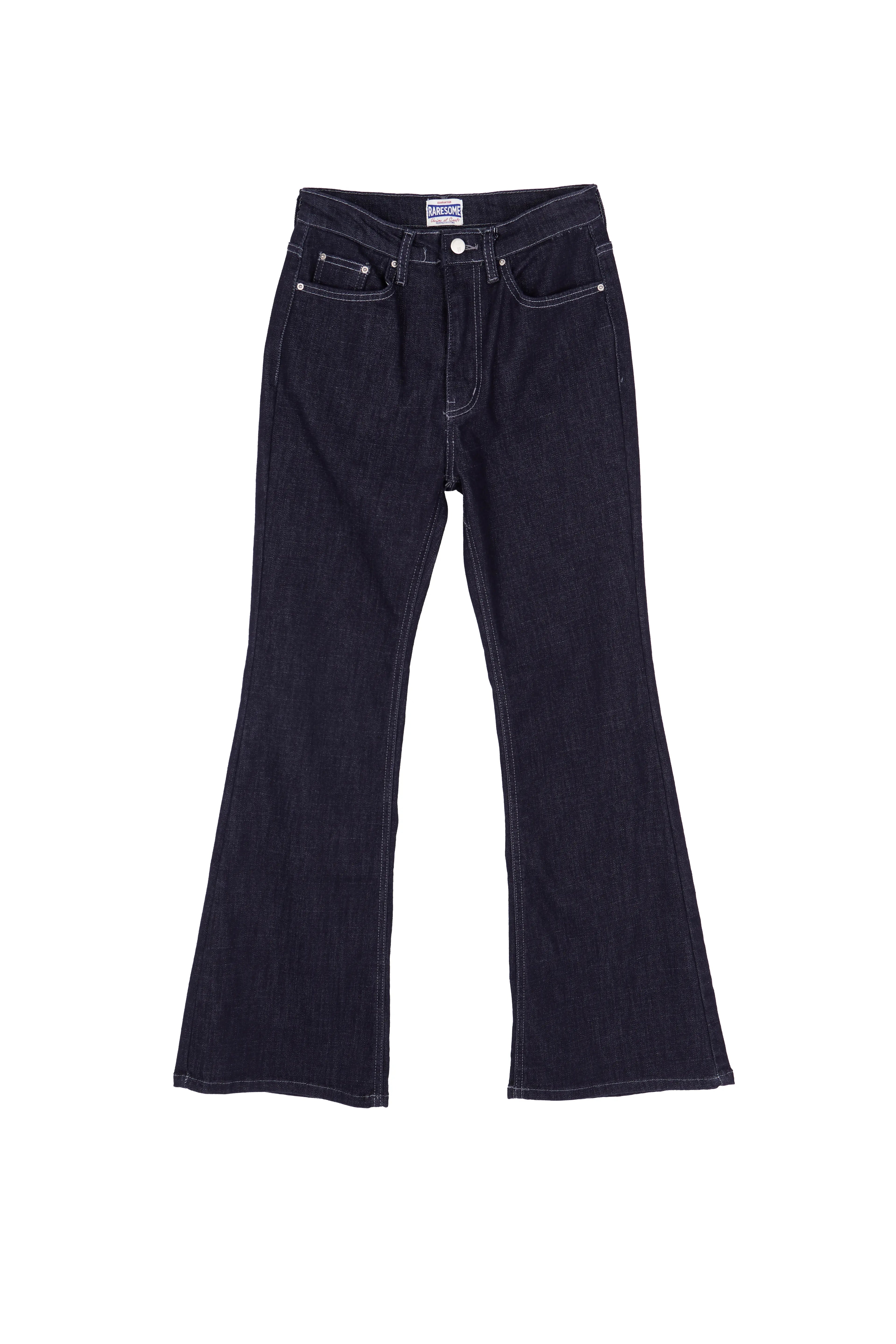 Dohee Non-Fade Contrast Stitch Bootcut Pants IY511