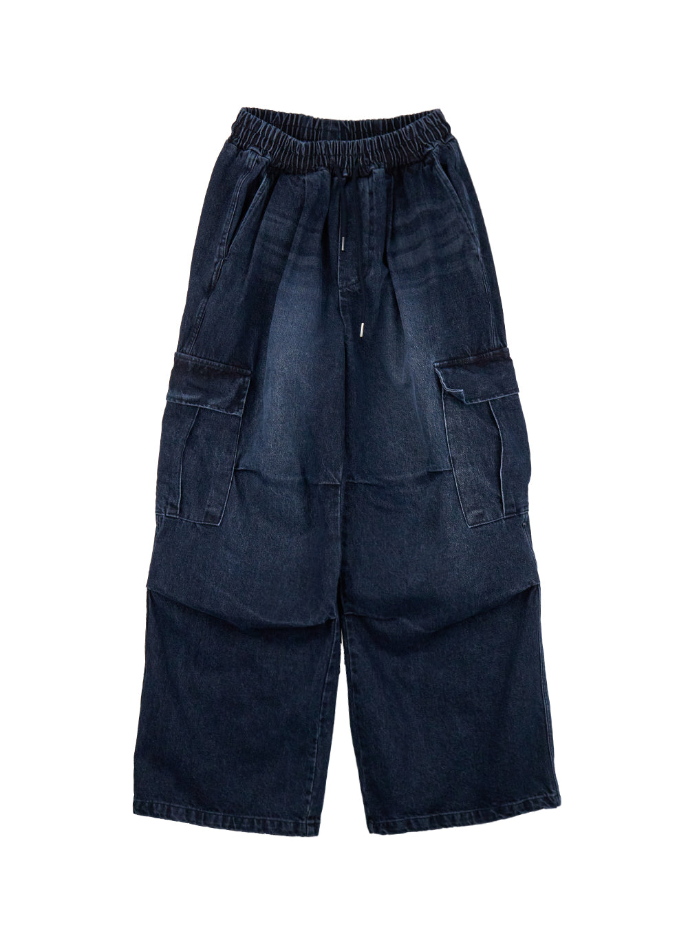 Men's Wide-Fit Denim Cargo Jeans ID427