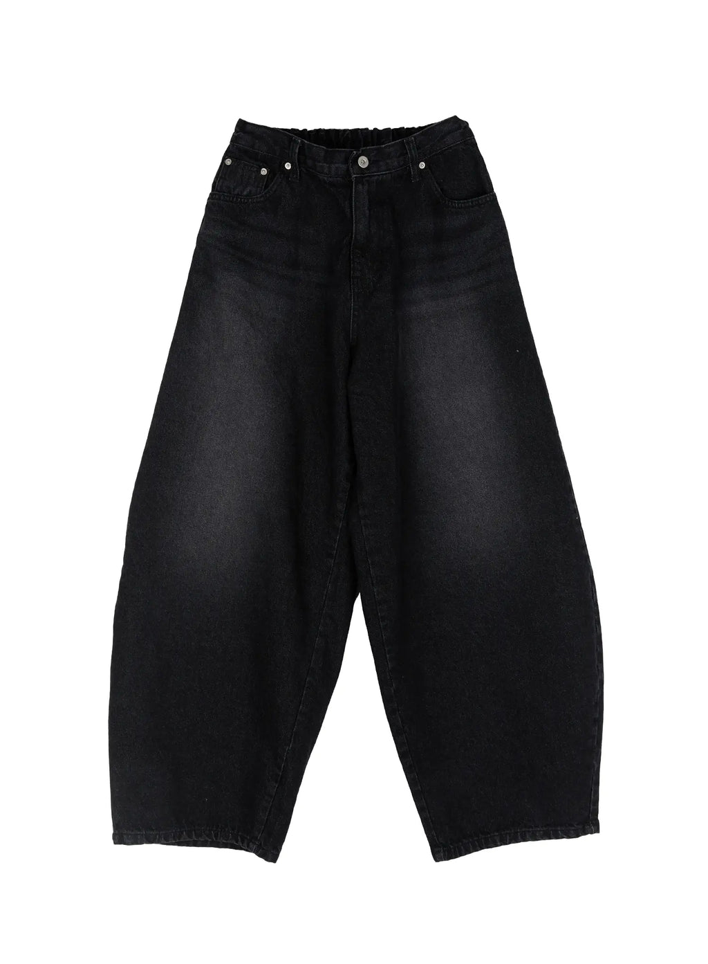 Basic Wide Leg Black Jeans ID515