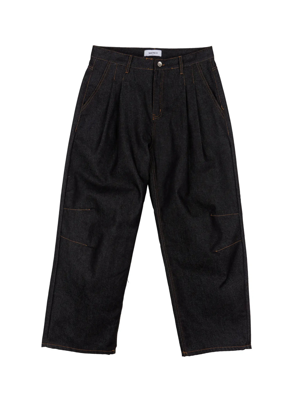 Men's Pintuck Jeans (Black) IN518