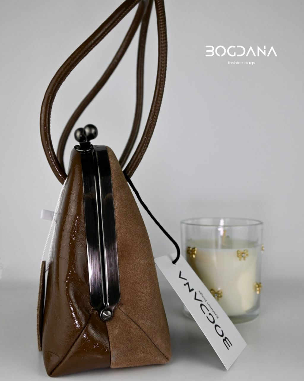 Bag “Kokosha” – Genuine Suede Handbag