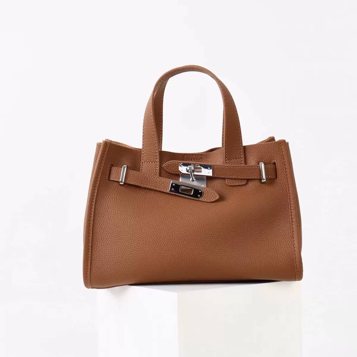 Bogdana Urban Luxe Small 👜✨ – Long Strap Leather Crossbody