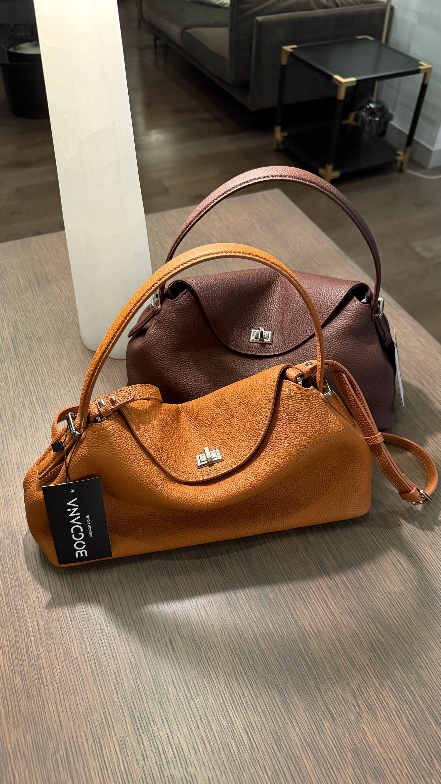Metropolitan Luxe Bag — with long adjustable crossbody strap