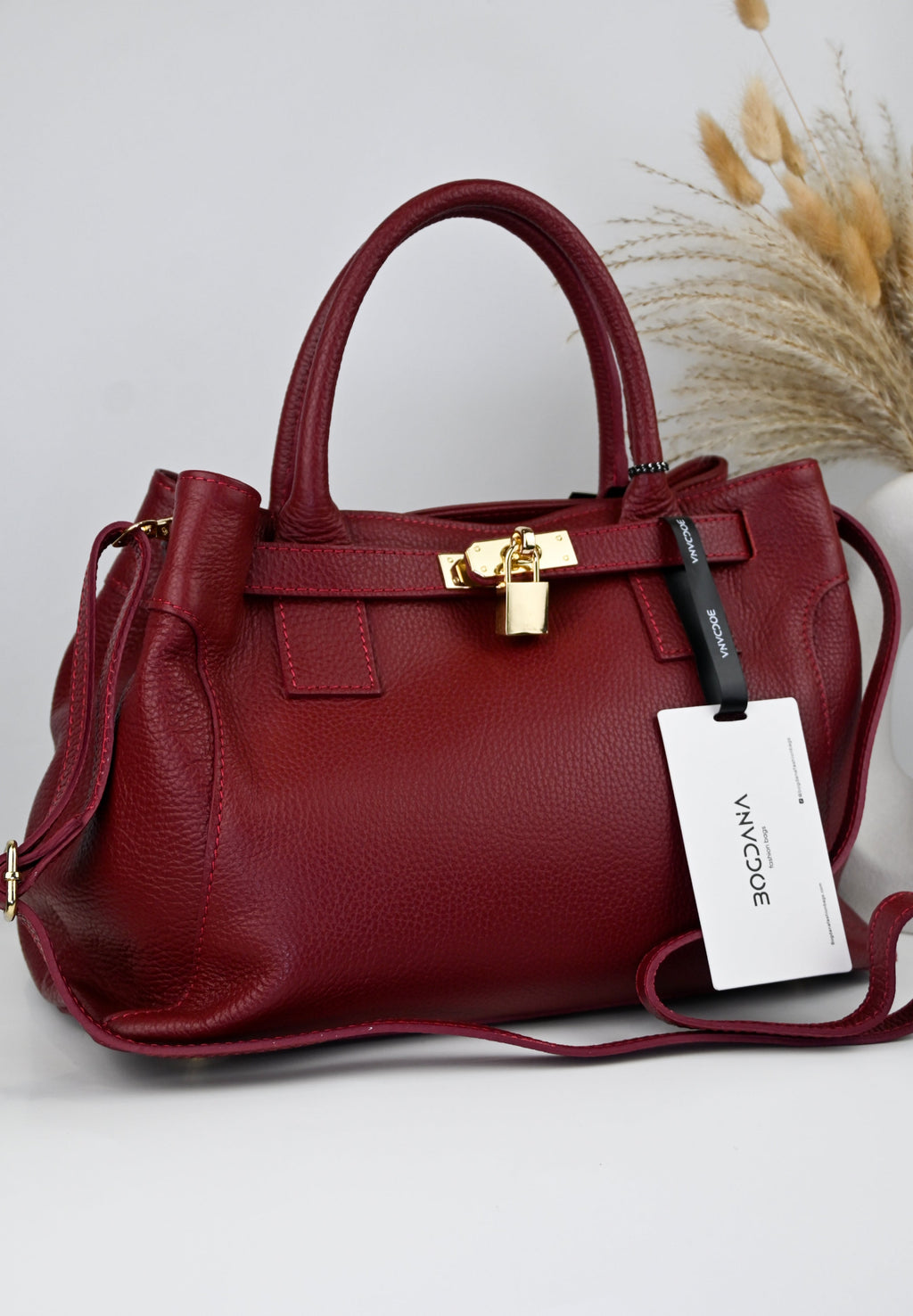 Bogdana Firenze – Genuine Leather Bag, Made in Italy 🇮🇹