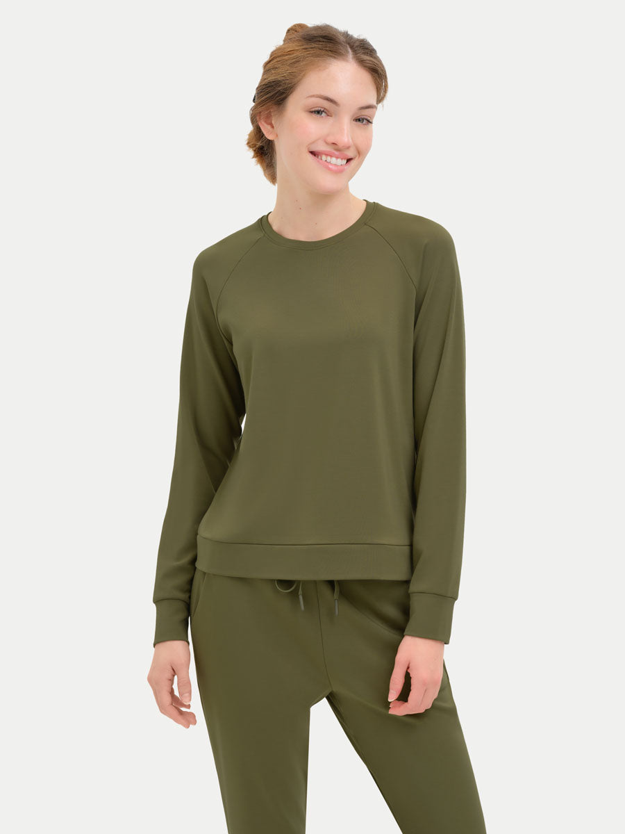 Bamboo Pullover Crew