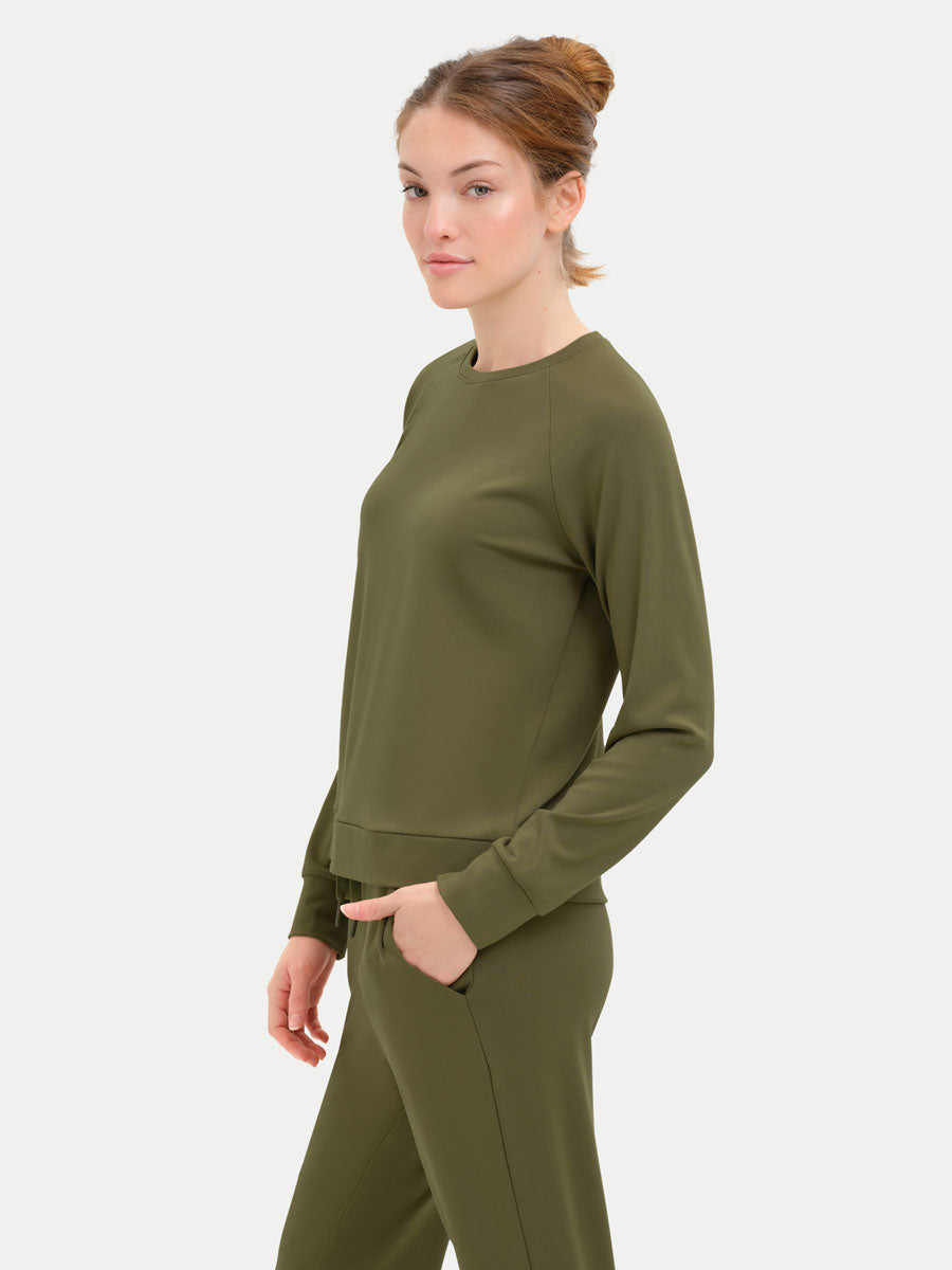 Bamboo Pullover Crew