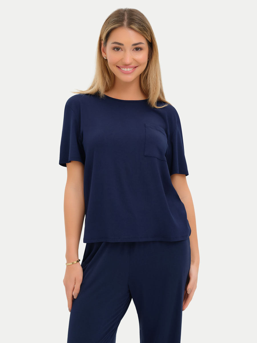 Short Sleeve Bamboo Relaxed Tee