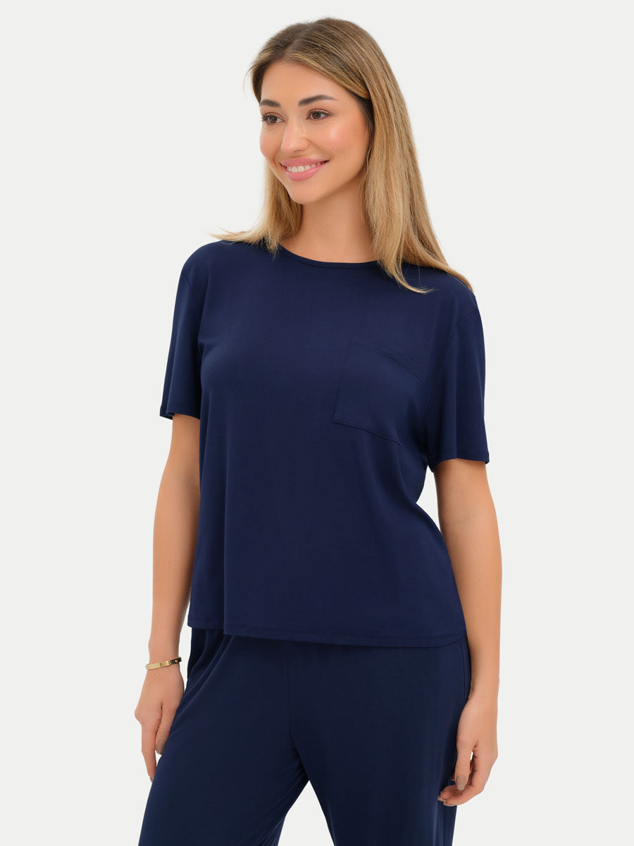 Short Sleeve Bamboo Relaxed Tee