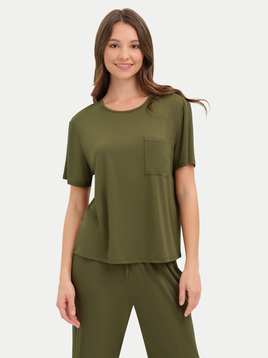 Short Sleeve Bamboo Relaxed Tee