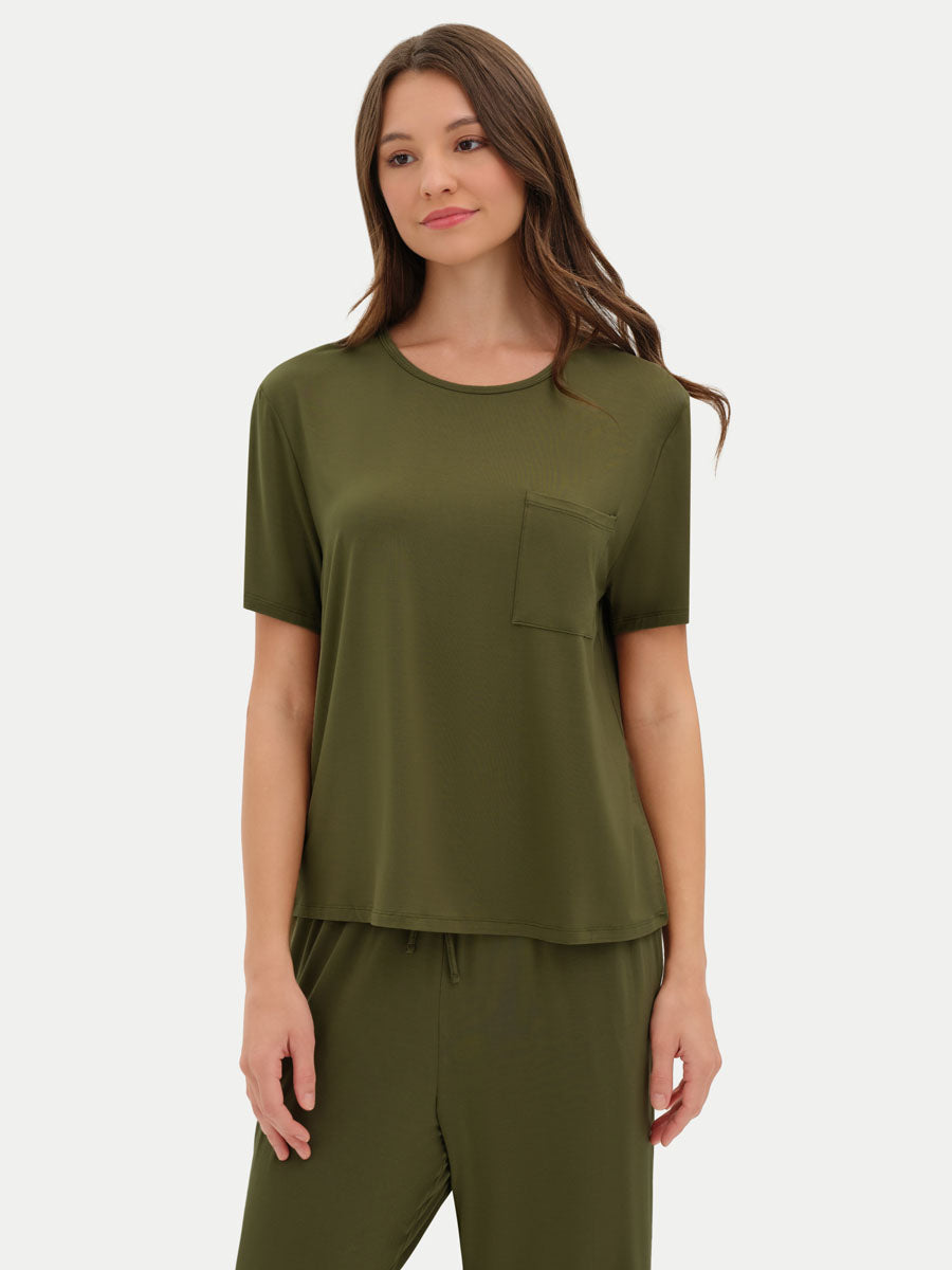 Short Sleeve Bamboo Relaxed Tee