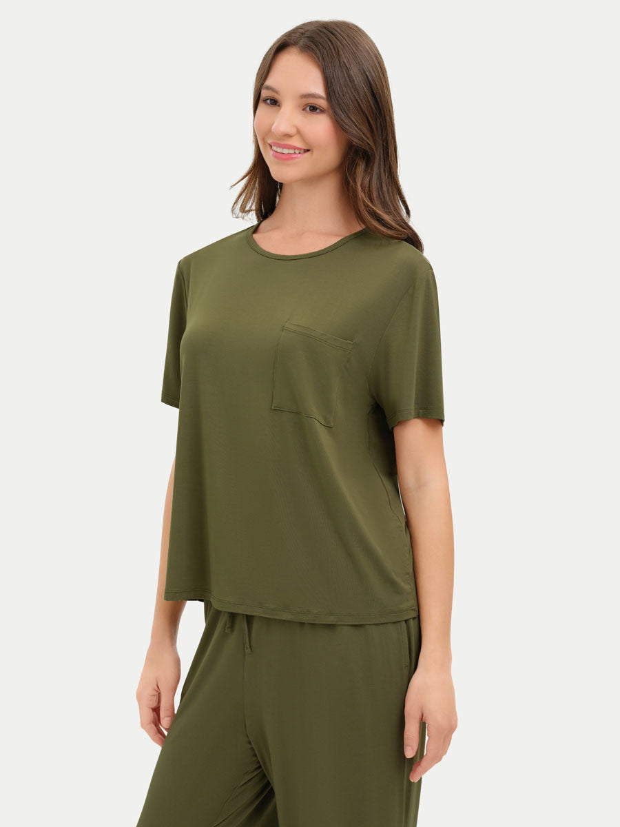 Short Sleeve Bamboo Relaxed Tee
