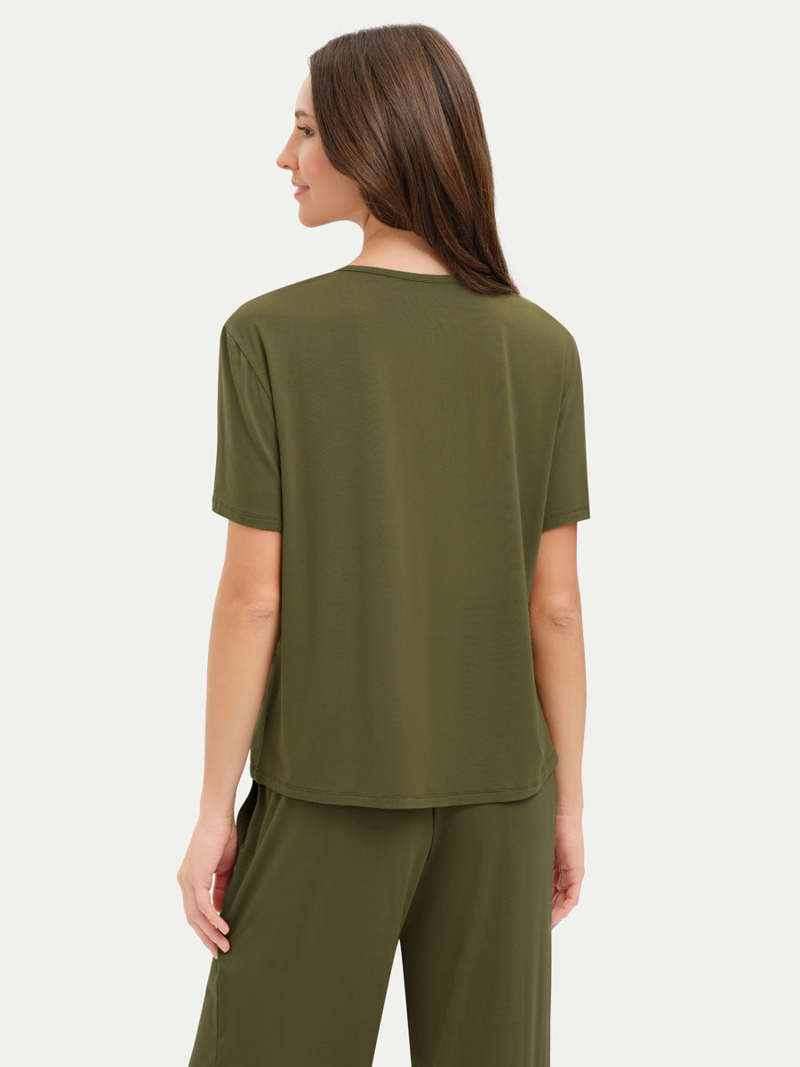 Short Sleeve Bamboo Relaxed Tee