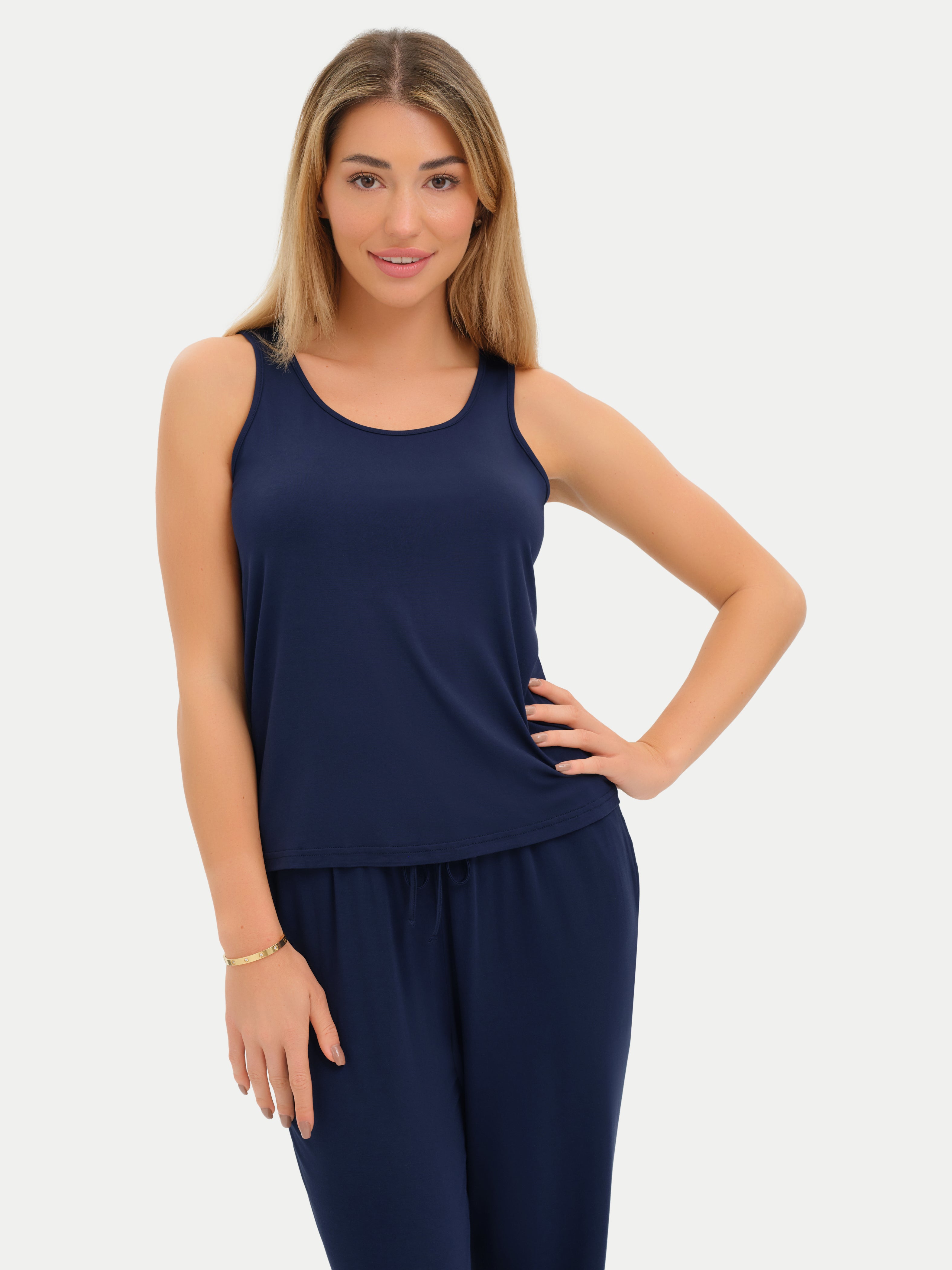 Sleeveless Bamboo Tank Top